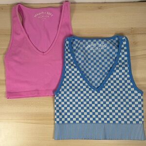 Aeropostale Crop Tank Tops 2-Piece Set Size M